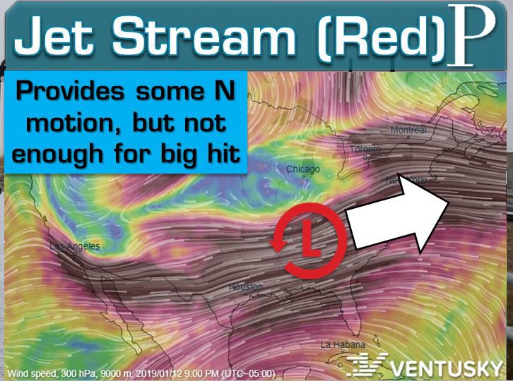 Will the storm make a turn up the coast toward N.J.?